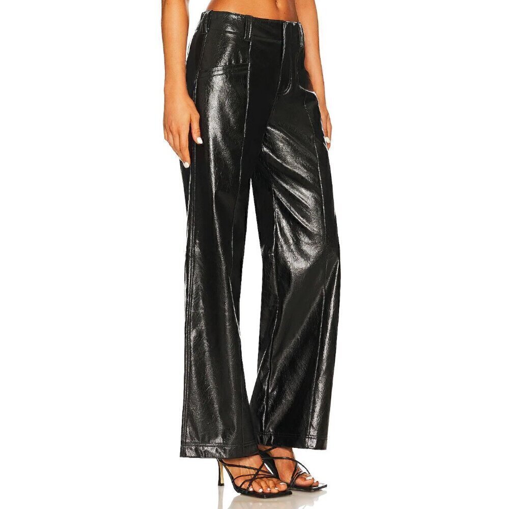 FREE PEOPLE Star Crossed Lovers Straight in Black Size US 0 - Picture 2 of 14